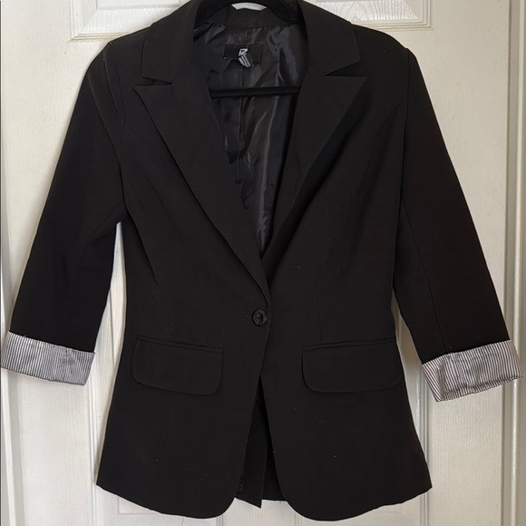 Iz Byer Black Blazer Jacket - Picture 1 of 4